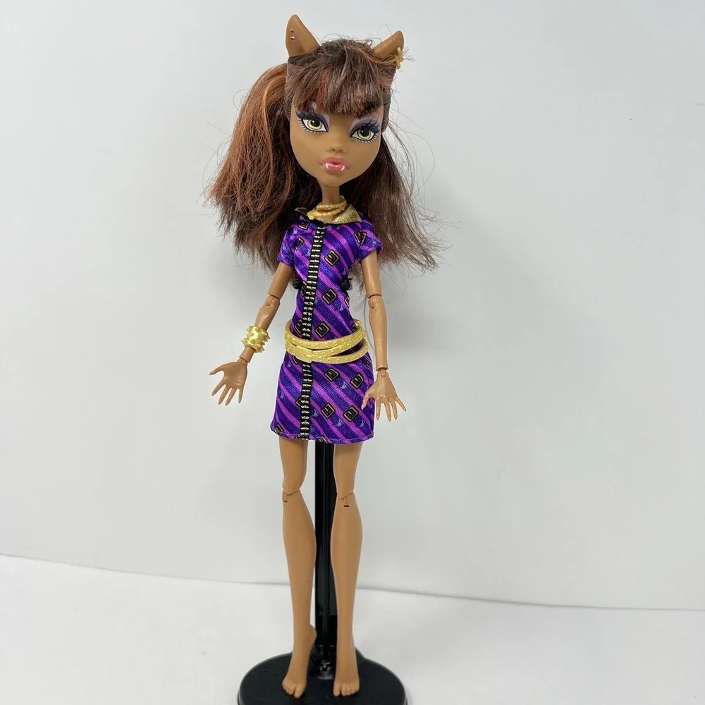 Monster‎ High Clawdeen Wolf Doll Coffin Bean Series Original Gift Toy Fashion